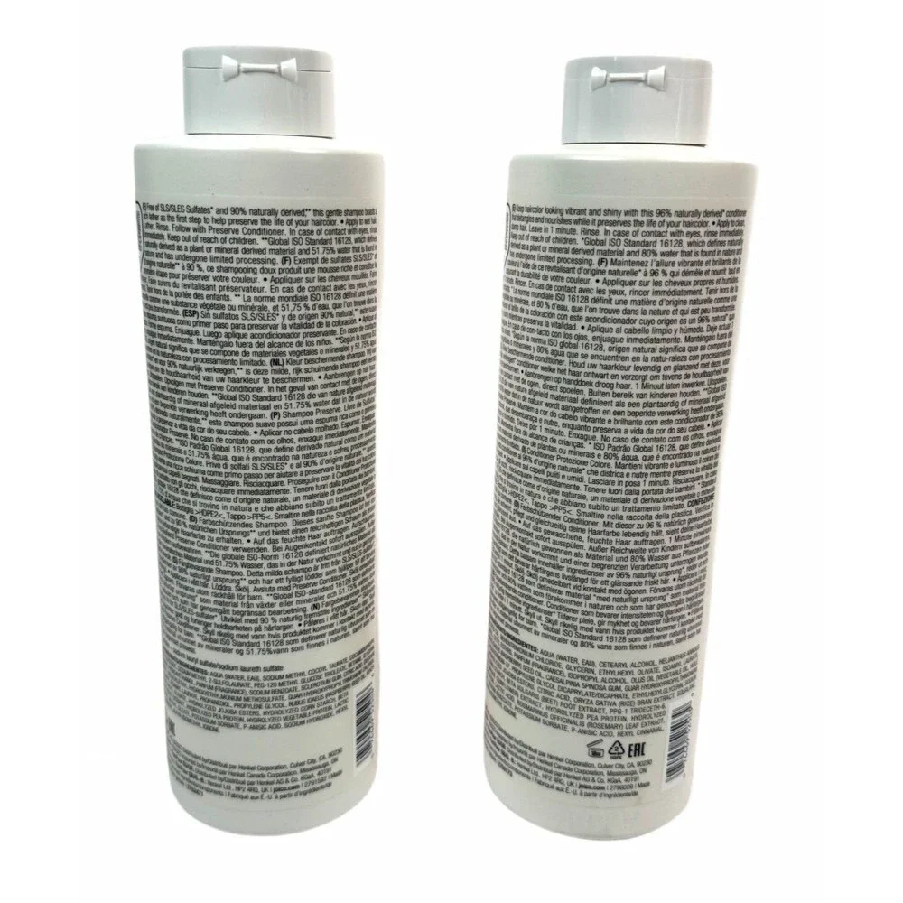 Joico InnerJoi Preserve Shampoo & Conditioner Set 33.8 oz 1 Liter Each